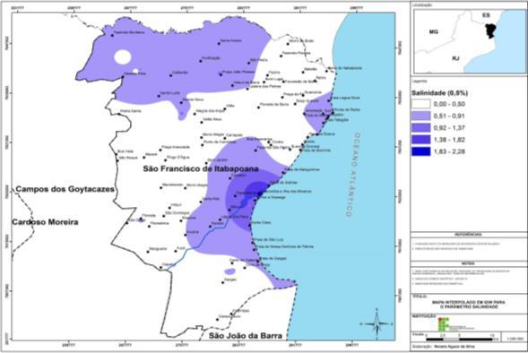 Trabalhos realizados na região dos Lagos do Estado do Rio de Janeiro, também constataram que em áreas com ph baixo (<4,5) a concentração de radionuclídeos aumenta sensivelmente. Segundo Hirata et al.
