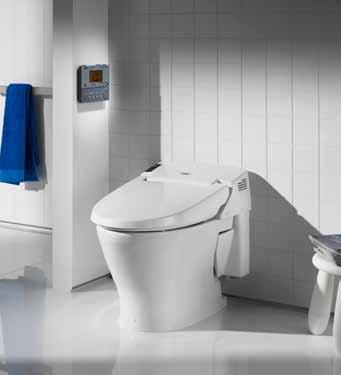 312 Integrated Toilets Integrated Toilets Integrated Toilets Integrated Toilets Lumen 811301000 El modelo Lumen integra en un único conjunto inodoro y asiento bidé.