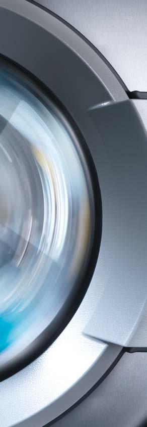 NOVO: EcoSpeed Resultados de lavagem perfeitos num tempo mais curto com a máxima eficiência energética A nova tecnologia de lavagem nas máquinas de lavar roupa da série PERFORMANCE Plus assegura