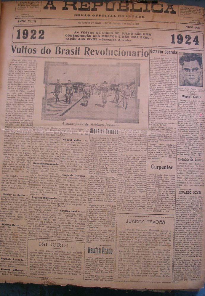 Imagem 4: Fotografia publicada em 05/07/1931 no jornal A República. Reprodução por Tamires Oliveira.