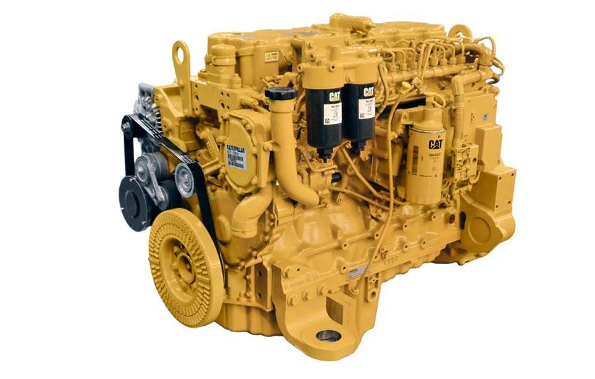Eficiência de Combustível Maior economia de combustível Eficiente, Durável e Potente O novo motor Cat C7.