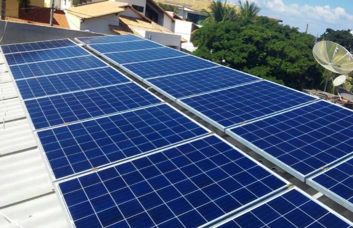 Potência total instalada: 14,5 kwp Cliente: Cláudio