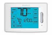 Condicionamento de ar Termostatos Smart Wi-Fi O termostato Wi-Fi Braeburn BlueLink 7300 Smart é um termostato de 7 dias, 5-2 dias ou não programável para sistemas de bomba convencional ou de bomba de