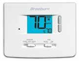 da peça 4 2000NC Termastatos prográmveis Descrição Classificação elétrica Faixa de Terminações Tamanho 1 calor / 1 frio bomba de calor ou convencional, elétrico, gás, óleo ou milivolt, sistemas