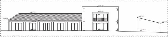 Projecto em Santa Maria da Feira Alçado sul Alçado norte Maximizar a abertura