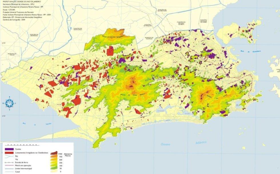 Município do Rio de Janeiro Favelas e Loteamentos