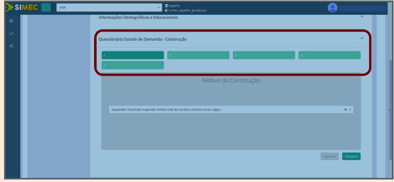 turnos de atendimento (integral ou dois turnos), a quantidade de salas com base na quantidade de alunos a serem atendidos e a justificativa para a demanda apresentada.