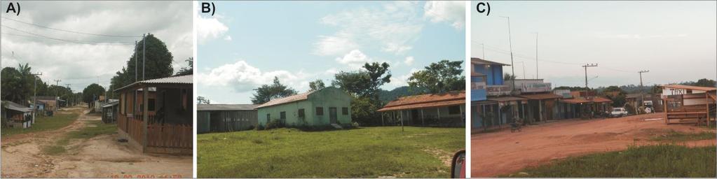 bar e escola, e as residências são localizadas nos lotes rurais, a exemplo de São José, Nossa Senhora Aparecida e Bom Jesus do Guajará. Figura 5.