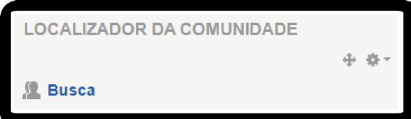 13. Localizador da comunidade O bloco apresenta um link que direciona para uma página com formulário de busca que permite localizar cursos gratuitos oferecidos por