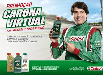 Com foco no digital, Castrol mais uma vez ativa Cacá Bueno POR REDAÇÃO A Castrol resolveu ativar o patrocínio à Stock Car e ao piloto Cacá Bueno com uma experiência ao consumidor final no ponto de