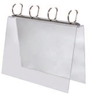 Catalogue Acrylic Display L-Display With Ring Binder Für DIN A4-Hoch-Formate, mit