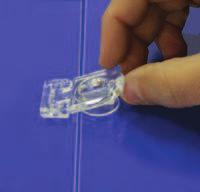 94 30mm x20 Acrylic Hinge 25mm 10.