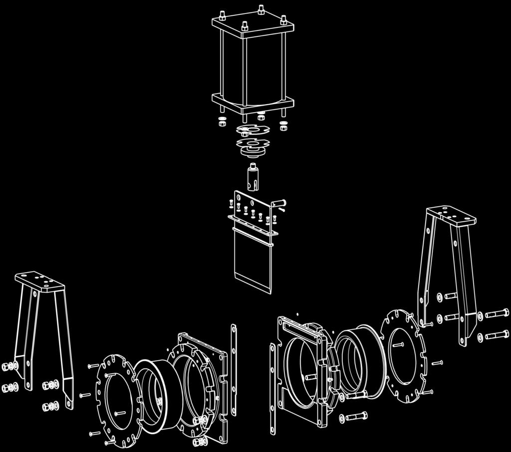 Listagem de peças e diagramas de seção transversal Diagrama e lista de peças Acionado pneumaticamente Listagem de peças e diagramas de seção transversal 7 13 17 14 5 8 9 4 2 3 6 6 11 15 10 19 18 15