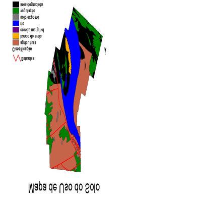 Figura 6 Mapa de Uso do Solo feito a partir da interpretação visual de imagens videográficas.