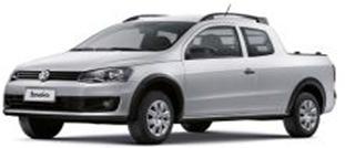 Diagrama de oferta MY'16 Saveiro Trendline CD 104cv / 101cv* 5UBTE4 Emissão Edição. "ABS" freios com sistema antitravamento. "Aerowischer" palhetas do limpador de parabrisa com melhor performance.