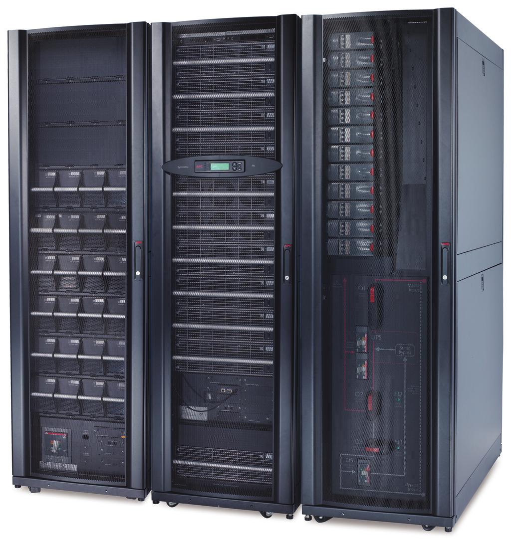 Symmetra PX 48, 96, e 160 kw 400 V 100 kw 208