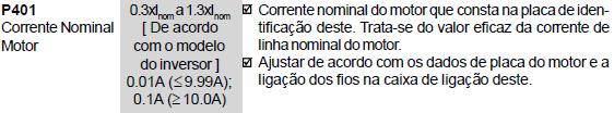 : O AJUSTE DE P156 MUITO BAIXO PARA O MOTOR UTILIZADO, PODE GERAR O ERRO E05 QUE TRATA DA SOBRECARGA NA SAÍDA DO INVERSOR, OU SEJA, NO MOTOR.