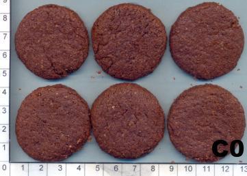 Tabela 3 - Composição centesimal, cor, dureza e caracterização de tamanho dos cookies C0 (controle), C1 e C2 1.