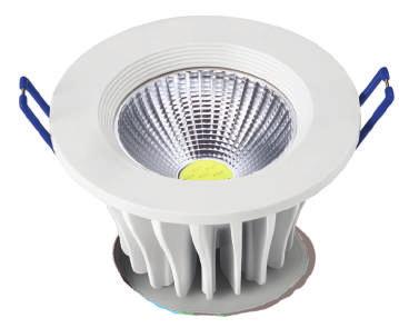 LUMINÁRIA COB LED MULTI BI 100-240V FP > 0,60 IRC > 70 30.000h Casas Lojas Escritórios Condomínios Restaurantes ospitais/otéis Shopping 30º Código Potência Fluxo Luminoso Temp. de Cor Eq.