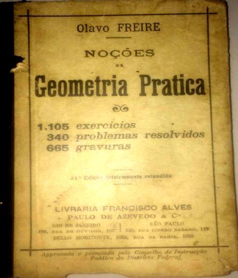 Universidade Federal Rio Grande do Norte ISSN: 2357-9889 3 Figura 1: Capa dos livros de Olavo Freire de 1929 e 1959 Uma primeira e sutil diferença observada entre os livros pode ser constatada ao