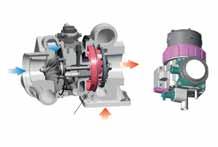 necessidade de interromper o trabalho da máquina. Recirculação do Gás de Escape (EGR) EGR Refrigerado é uma tecnologia amplamente testada nos motores Komatsu.