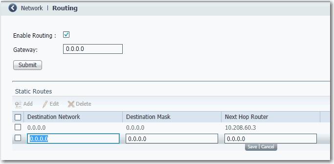 Capítulo 4 Gerenciar o switch através da interface da Web do Device Manager Habilitação e configuração de roteamento Para habilitar o roteamento, é necessário realocar a memória do switch para