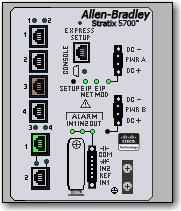 Instalação do switch Capítulo2 4. Aperte e solte o botão Express Setup. Aguarde alguns segundos até que o indicador de status em uma das portas do switch não conectadas pisque em cor verde.