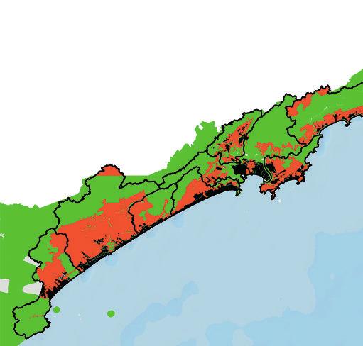 diz respeito a uso sustentável das áreas ambientalmente protegidas, dependência do veranismo, ampliação do porto e extração de gás em São