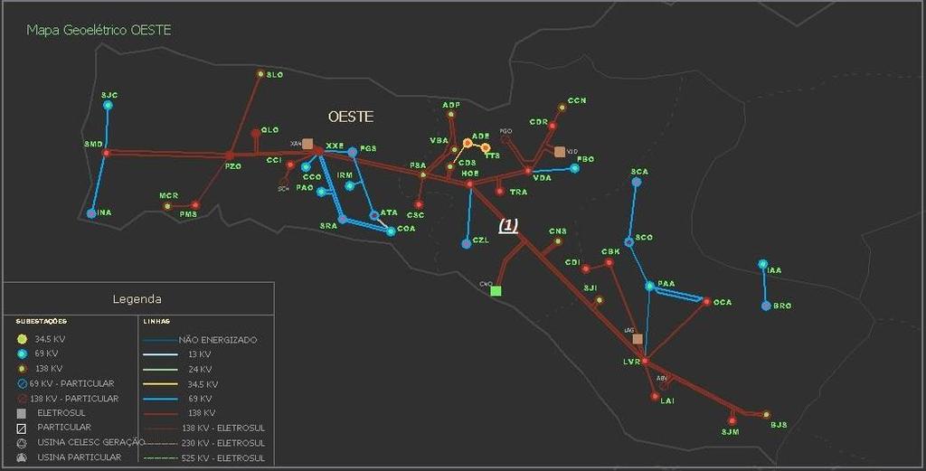 NÚMERO NOME INÍCIO FIM DURAÇÃO CAUSA DESCRIÇÃO 1 LT 138 KV HERVAL D'OESTE (HOE) / SÃO JOSE DO CERRITO ITARARÉ (SJI) 26/01/2016 17:15:36 26/01/2016 17:15:40