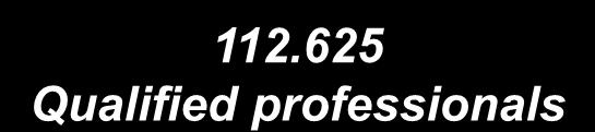 Professional Plan Needs PROFESSIONALS REQUIRED FOR O&G PORTFOLIO IMPLEMENTATION 175 PROFESSIONALS CATEGORIES 112.625 Qualified professionals ENGINEERING 5.967 42 5% CIVIL CONSTRUCTION 15.