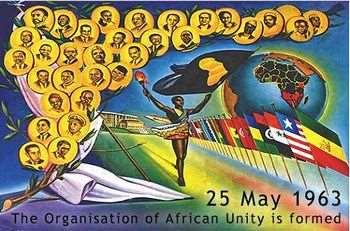 ORGANIZAÇÃO DA UNIDADE AFRICANA 1963 união de 32 países africanos, reunidos em Adis Abeba, capital da Etiópia