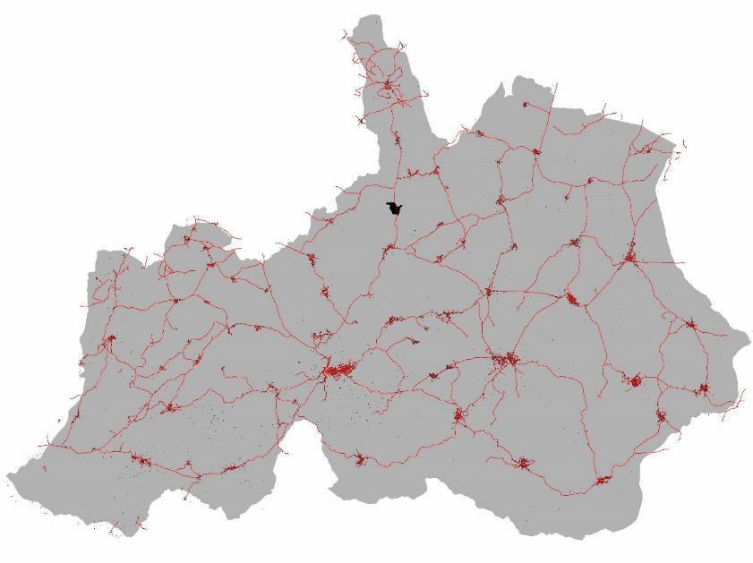 Os principais centros urbanos do concelho são a cidade do Sabugal e a vila do Soito, tratandose de um município de cariz principalmente rural.