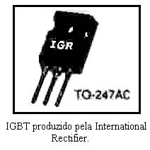IGBT Isolated Gate Bipolar Transistor O IGBT é similar ao mosfet, basta polarizar o terminal do (C), em relação ao