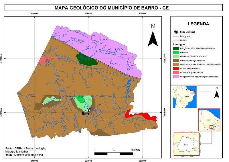 Figura 1 Mapa geológico