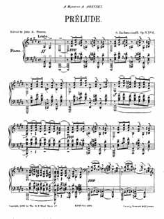 Sergei Rachmaninov Oneg, 1 de abril de 1873 Beverly Hills, 28 de março de 1943 Prelúdio op. 3 n.º 2 composição: 1892 Prelúdios op. 23 (seleção) composição: 1901-1903 Prelúdios op.