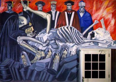 ARTES VISUAIS DEUSES DE UM NOVO MUNDO (1932) - JOSÉ CLEMENTE OROZCO José Clemente Orozco (1883-1949) foi um dos maiores pintores muralistas mexicanos juntamente com Diego Rivera e David