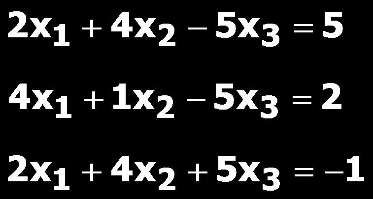 Sistems Lineres Eemplo 4 5 5 4 5 4 5, 4, -5, 4,, -5,, 4