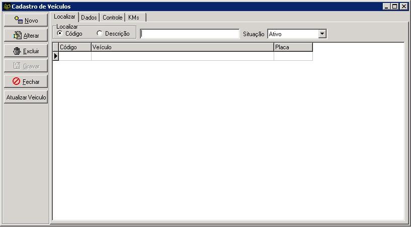 O processo inicia com o cadastro de um veículo: >