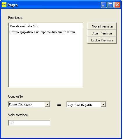 Shell para Sistemas Especialistas Fuzzy O Shell para Sistemas Especialistas Fuzzy (SSEF) [15] é um sistema que vem sendo desenvolvido desde 2001 no Instituto de Engenharia Biomédica (IEB UFSC), do