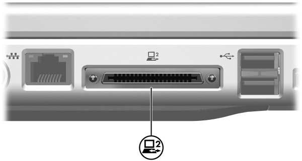 3 Utilizar portas de expansão A porta de expansão permite ligar o computador a um dispositivo de ancoragem adicional.