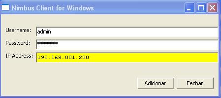 Índice: 1 - Instalação 2 - Configuração cliente Windows 3 - Configuração de um backup Configuração cliente Windows: 1 - Instalar o cliente do nimbus para Windows na máquina a fazer backup 2 -
