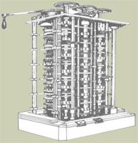 1822 - Charles Babbage (matemático) inventa a