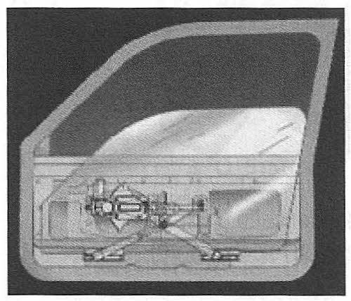 passageiro dianteiro 3 Interruptor de coluna - Porta do passageiro traseiro do