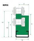 PERFIS GUIS PARA CORRENTE DE ROLOS REFª ISO PASSO W H1 H2 A K H AÇO Kg/mt M2PCG-1 06B1 3/8 20 31,6 19,5 14,5 28,4 26,4 C2010 0,900 M2PCG-2 08B1 1/2" 20 34,8 18,9 16,5 30,5 28,0 C2010 0,960 M2PCG-3