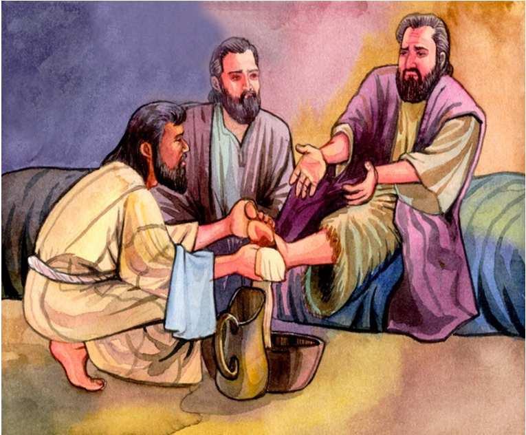 Quando Pedro quis impedir que Cristo lavasse seus pés, teve de reconhecer que esse gesto o afastaria do Mestre, e não querendo arriscar a rejeição do Senhor, mudou logo de idéia.