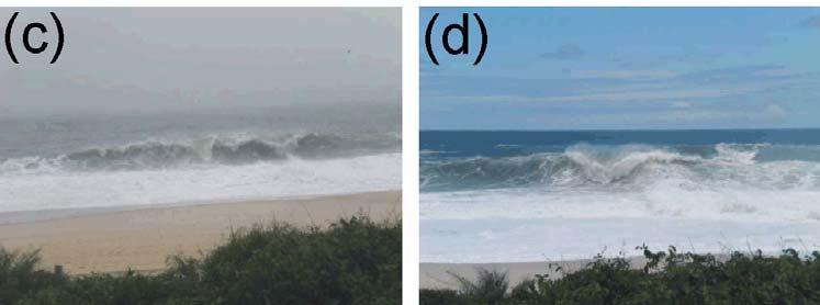 CPTEC LAMMA Data Altura Significativa (m) Altura Significativa (m) Período (s) 10/maio/2007 4,5 4,0-4,25 8,75-9,0 01/junho/2007 3,4 3,15 10,0 30/julho/2007 4,0-4,5 3,5-3,75 10,0 25/setembro/2007 3,8