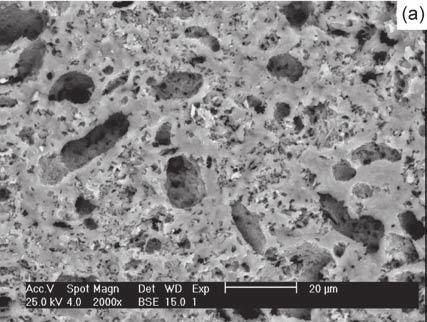 251 R. R. Menezes et al. / Cerâmica 54 (2008) 245-252 aumento no tamanho dos poros, observando-se poros da ordem de 15 µm. Na Fig.