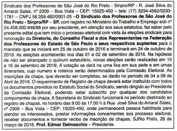 CLIPPPING 2-Sindicato dos Professores de São José do Rio