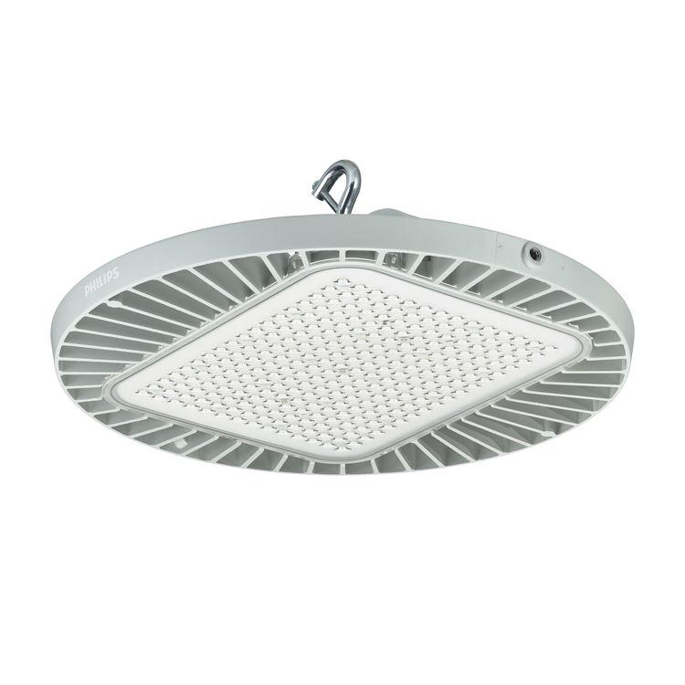 500 lm) média Fonte de luz Módulo LED não substituível Intervalo da temperatura -30 a +40ºC Potência (+/-10%) 100 W (BY120P) de funcionamento 198 W (BY121P) Controlador Incorporado Ângulo do feixe 2