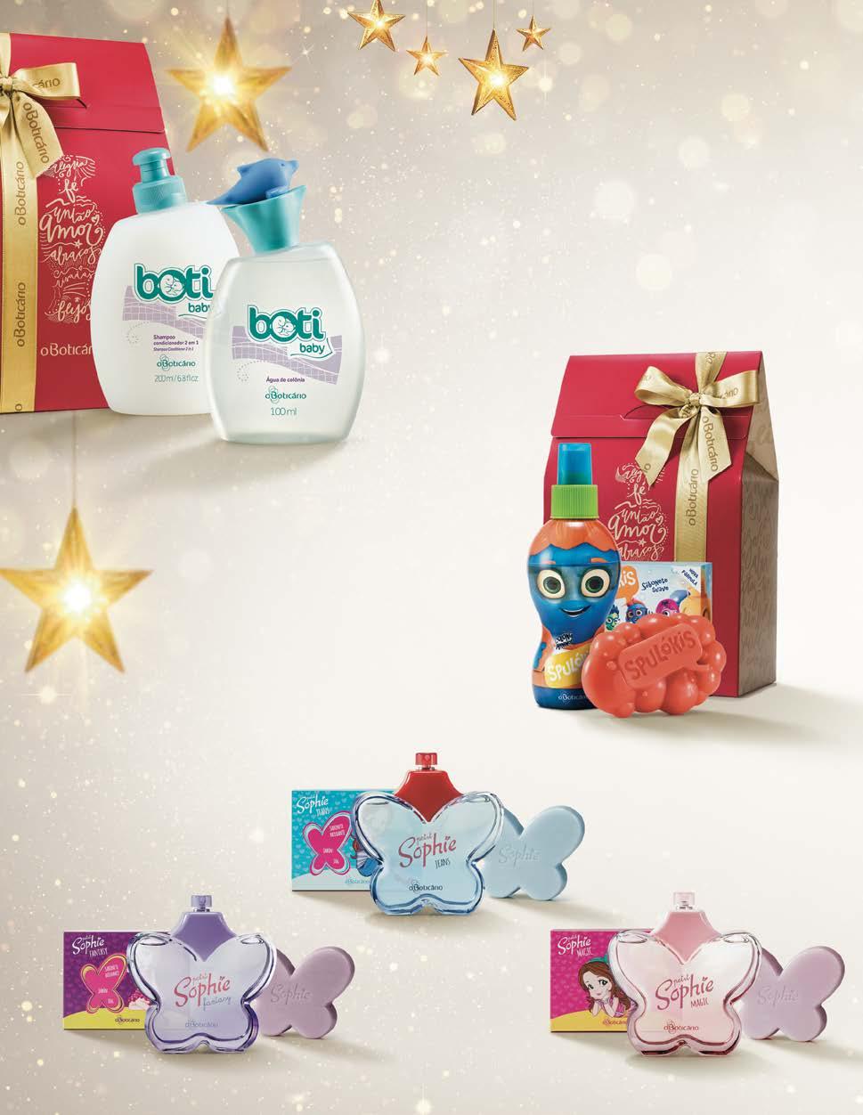 PRESENTE Boti Baby Boti Baby Água de Colônia, 100 ml Shampoo Suave 2 em 1, 200 ml 73087 PREÇO DOS ITENS AVULSOS: R$87,80 PREÇO DO PRESENTE R$72,90 Deixe seu presente mais especial Caixa vertical M